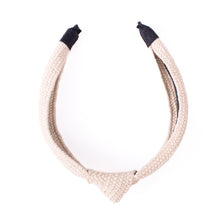 Load image into Gallery viewer, Nollia “C” Shaped Knotted Woven Headband – Stylish Everyday Hair Accessory