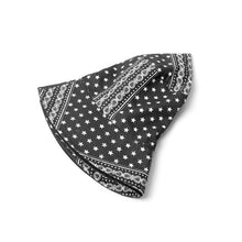 Load image into Gallery viewer, Westend Black Paisley Bucket Hat