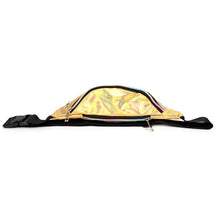 Load image into Gallery viewer, Nollia Gold Iridescent Holographic Waist Fanny Pack with Adjustable Strap