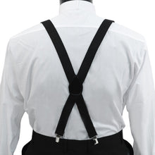Load image into Gallery viewer, Umo Lorenzo Men’s Clip Suspenders – Adjustable 1 1/4" Classic Suspenders