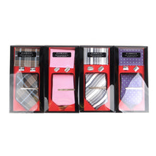 Load image into Gallery viewer, Clericci 12pc Spring Assorted Tie, Hanky, Cufflink & Tie Bar Boxed Set