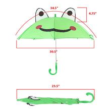 Load image into Gallery viewer, Kid's Green Frog Umbrella