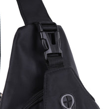 Load image into Gallery viewer, Multi-Compartment Crossbody Sling Bag with Earphone Hole