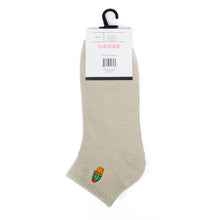 Load image into Gallery viewer, Nollia Women's Low Cut Cactus Embroidery Ribbed Socks
