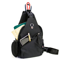 Load image into Gallery viewer, Urban Sport Nylon Sling Bag with Theft Protection Buckle