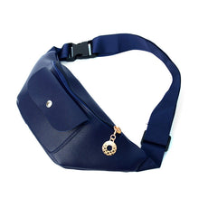 Load image into Gallery viewer, PU Leather Ladies Fashion Fanny Pack with Adjustable Strap