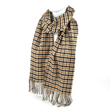Load image into Gallery viewer, Plaid Cashmere Feel Winter Scarves