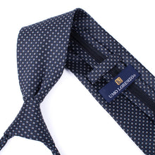 Load image into Gallery viewer, Umo Lorenzo 6-Piece Classic Black Microfiber Zipper Pre-Tied Necktie Set