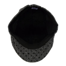 Load image into Gallery viewer, Westend Fall/Winter Charcoal Dots Ivy Hat – Classic Flat Cap