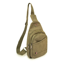 Load image into Gallery viewer, Nylon Canvas Sling Bag with Adjustable Strap