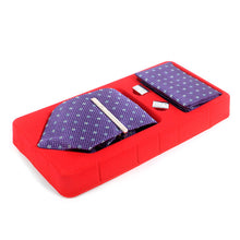 Load image into Gallery viewer, Clericci 12pc Spring Assorted Tie, Hanky, Cufflink & Tie Bar Boxed Set