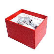 Load image into Gallery viewer, Nollia Silver Tone Ladies Dressy Watch – 35mm Crystal Bow Accent Bracelet Watch
