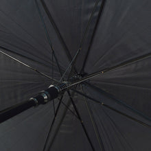 Load image into Gallery viewer, Parquet Auto Open Black Canopy Umbrella with Plastic Cover – 41" Arc, J-Handle