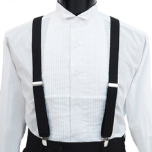 Load image into Gallery viewer, Umo Lorenzo Men’s Clip Suspenders – Adjustable 1 1/4" Classic Suspenders