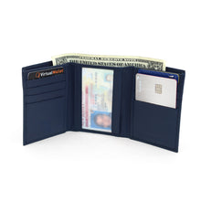 Load image into Gallery viewer, RFID Genuine Leather Tri-Fold Wallet