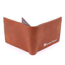 Load image into Gallery viewer, Men's Bi-Fold Brown Leather Wallet