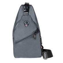 Load image into Gallery viewer, Multi-Compartment Crossbody Sling Bag with Earphone Hole