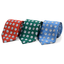 Load image into Gallery viewer, Parquet Dice Pattern Novelty Tie