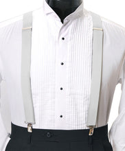 Load image into Gallery viewer, Umo Lorenzo Men’s Clip Suspenders – Adjustable 1 1/4" Classic Suspenders