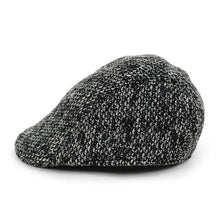 Load image into Gallery viewer, Westend Black & White Speckled Weave Textured Ivy Hat – Fall/Winter