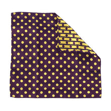 Load image into Gallery viewer, Umo Lorenzo Men's Big & Tall Polka Dot Bow Tie & Hanky Set – 15 Color Options