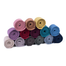 Load image into Gallery viewer, Umo Lorenzo Men's 100% Cotton Solid Slim Neckties – 2.5" Width