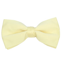 Load image into Gallery viewer, Umo Lorenzo Men's 2.5" Poly Satin Clip-On Bow Tie – 38 Color Options