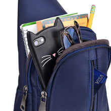 Load image into Gallery viewer, Silky Nylon Crossbody Sling Bag with Inner Padding