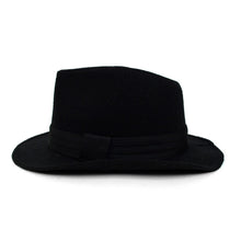 Load image into Gallery viewer, Westend Fall/Winter Wide Brim Trilby Fedora Hat with Black Band Trim