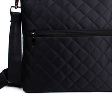 Load image into Gallery viewer, Nollia Ladies Nylon Quilted Large Crossbody Bag – Black Or Pink