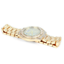 Load image into Gallery viewer, Nollia Gold Tone Ladies Dressy Watch – 39mm Crystal-Accented Fashion Bracelet