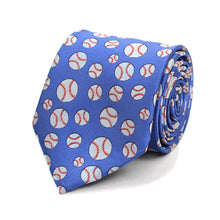 Load image into Gallery viewer, Parquet Sports Themed Novelty Ties – Game Day Prints for Sports Fans