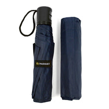 Load image into Gallery viewer, Parquet Telescopic Solid Color Umbrella – Compact Manual Open, 5 Color Options, 12" Travel Size