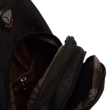 Load image into Gallery viewer, Classic Nylon Sling Bag with Zipper Compartments