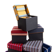 Load image into Gallery viewer, Clericci 12pc Men's Tie, Hanky & Cufflink Set in Fabric Box – Coordinated Collection