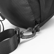 Load image into Gallery viewer, Black Polyester Sling Bag with Front Pocket – Spacious & Lightweight