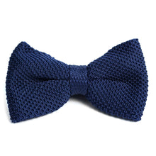 Load image into Gallery viewer, Men’s Solid Knitted Bow Tie – Pre-Tied with Adjustable Strap, 5 Colors