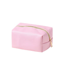 Load image into Gallery viewer, Nollia 4-Piece Makeup Bag Set – Pink Leopard & Clear Vegan Leather Travel Cosmetic Organizer Case