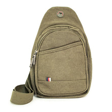 Load image into Gallery viewer, Nylon Canvas Sling Bag with Adjustable Strap
