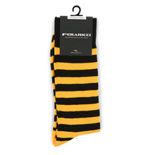 Load image into Gallery viewer, Feraricci Men's Striped Dress Socks