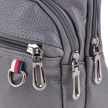 Load image into Gallery viewer, Vegan Leather Crossbody Sling Bag with Adjustable Strap