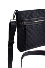 Load image into Gallery viewer, Nollia Ladies Nylon Quilted Large Crossbody Bag – Black Or Pink