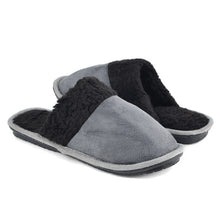 Load image into Gallery viewer, Westend Men's Solid Color Memory Foam Slippers