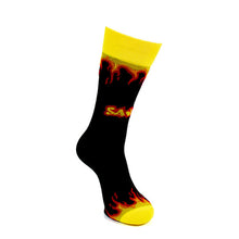 Load image into Gallery viewer, Parquet Men’s 90s Rap Themed 3-Pack Novelty Crew Socks – Mixed Colors
