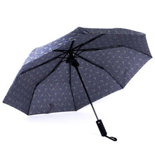 Load image into Gallery viewer, Nollia Compact Paris Pattern Auto-Open Umbrella – 12" Portable, Wind-Resistant