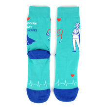 Load image into Gallery viewer, Parquet Health Care Heroes – Modern Heroes Ultra Premium Socks (Unisex)