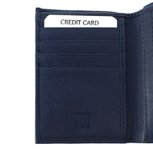 Load image into Gallery viewer, RFID Genuine Leather Tri-Fold Wallet