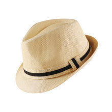 Load image into Gallery viewer, Westend Spring/Summer Short Brim Banded Fedora Hat