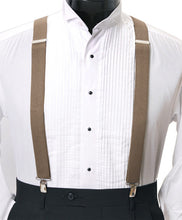 Load image into Gallery viewer, Umo Lorenzo Men’s Clip Suspenders – Adjustable 1 1/4" Classic Suspenders