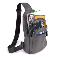 Load image into Gallery viewer, Vegan Leather Crossbody Sling Bag with Adjustable Strap